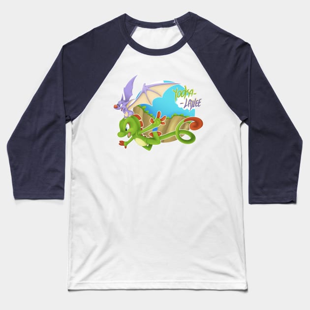 Yooka Laylee Baseball T-Shirt by NokyArt